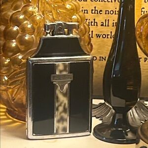 Vintage Art Deco Combo Cigarette Case and Lighter